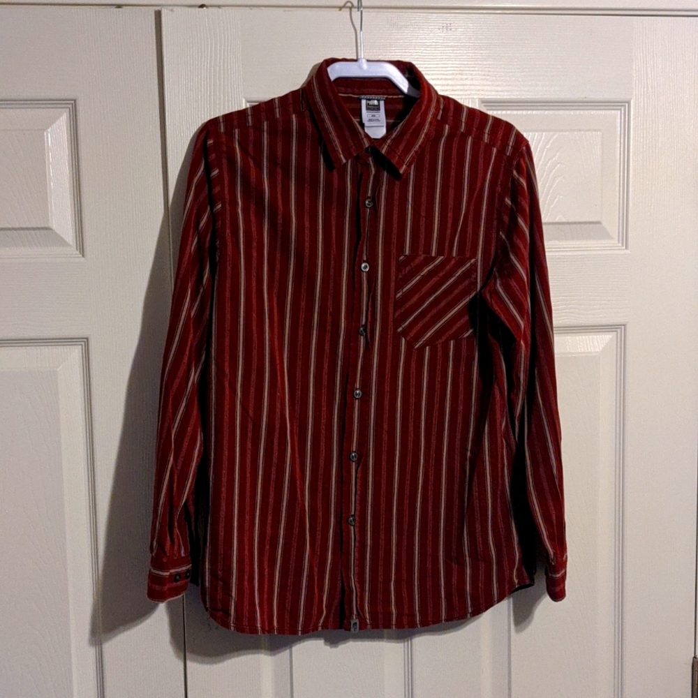 The North face men's medium button down shirt